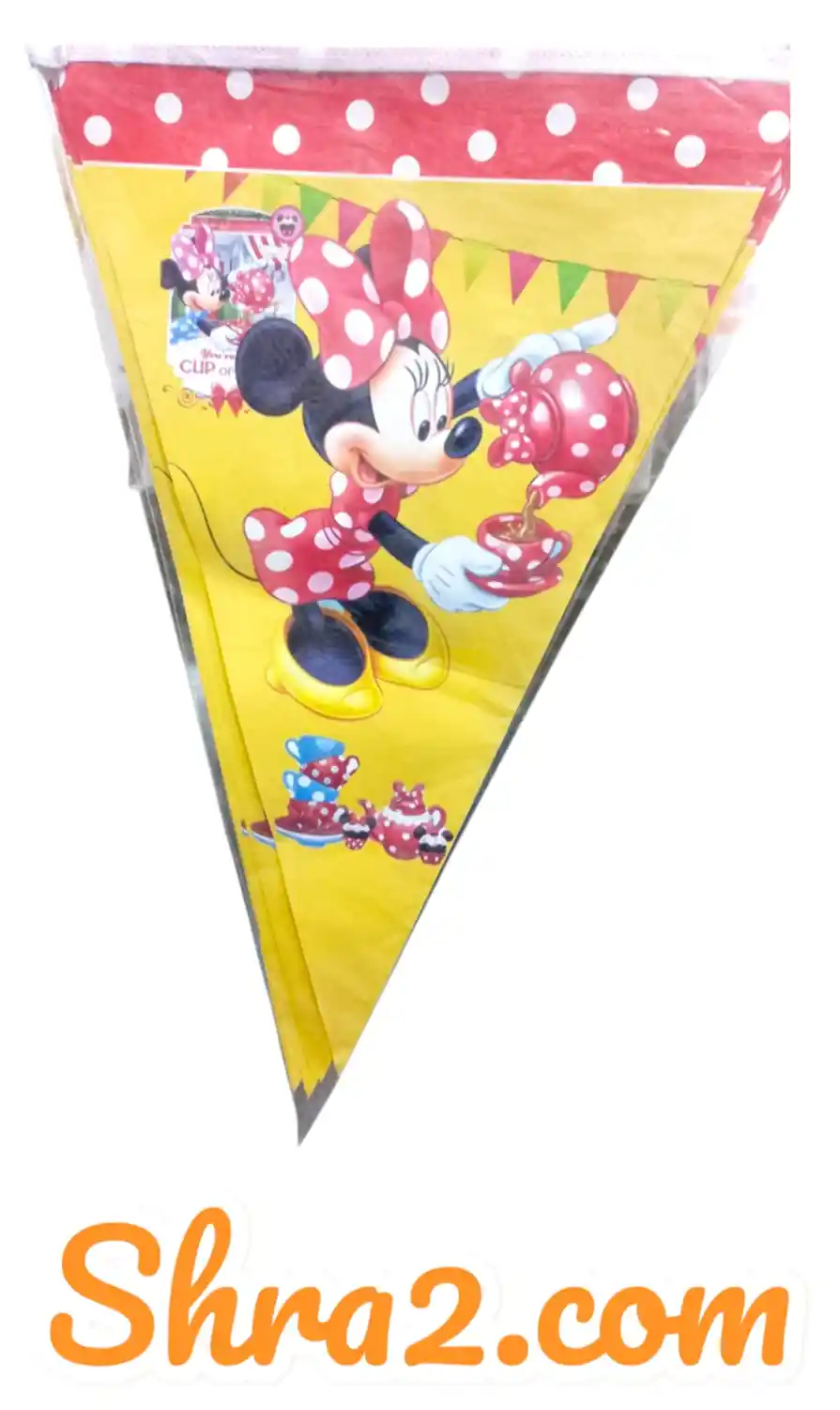 بانر زينه ورق كرتون شكل ميني ماوس 3متر